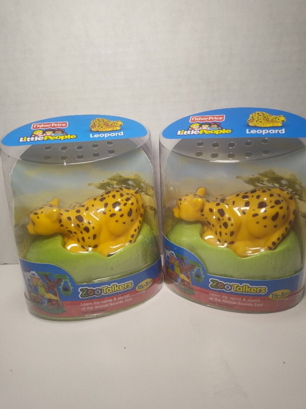 Fisher Price Little People Zoo Talkers Leopard 2-Pack NEW Sealed Y4304 W2587